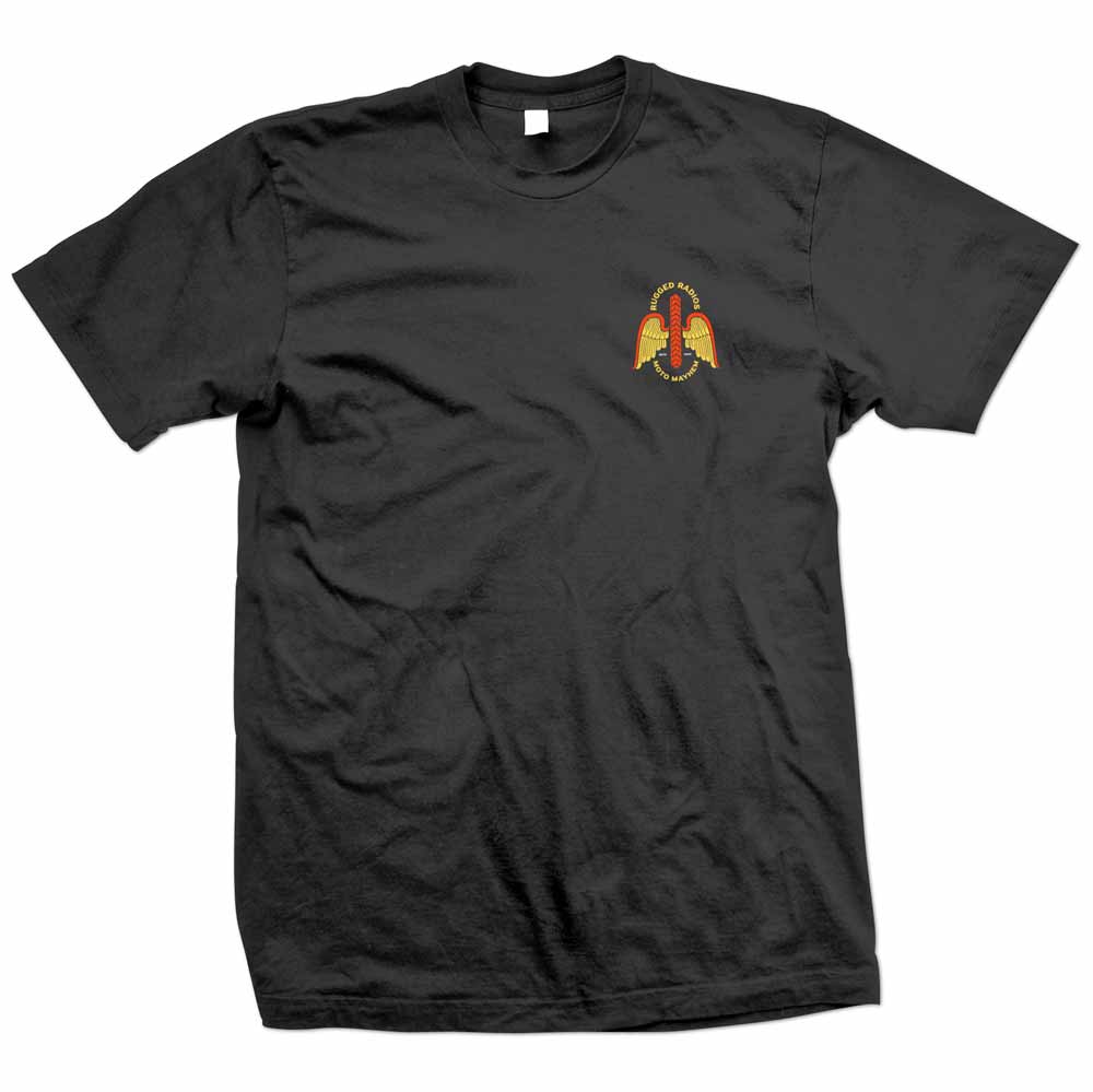 Rugged Radios MOTO MAYHEM T-Shirt - Black - XXL