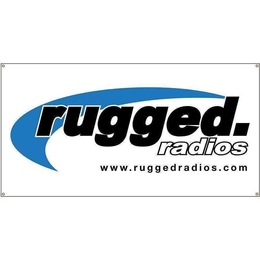 Rugged Radios Race Banners - Available In Different Sizes - 2 x 4 Banner