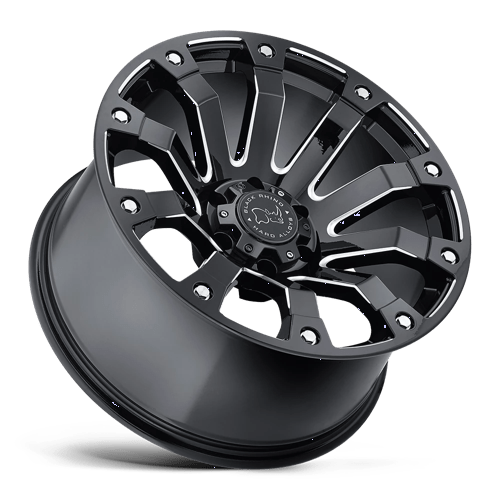 BRSLK 18X9 5X5.5 G-BLK-MILL 0MM