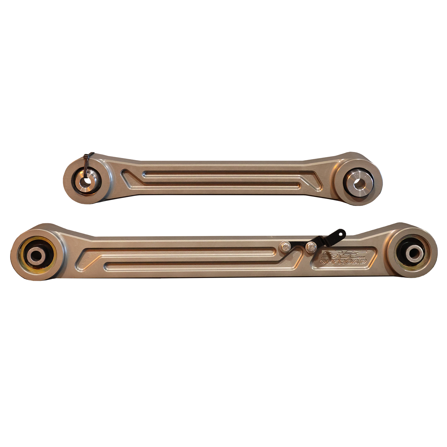 High-performance rear links for 2021 and newer Ford Bronco, designed for enhanced off-road stability and durability.