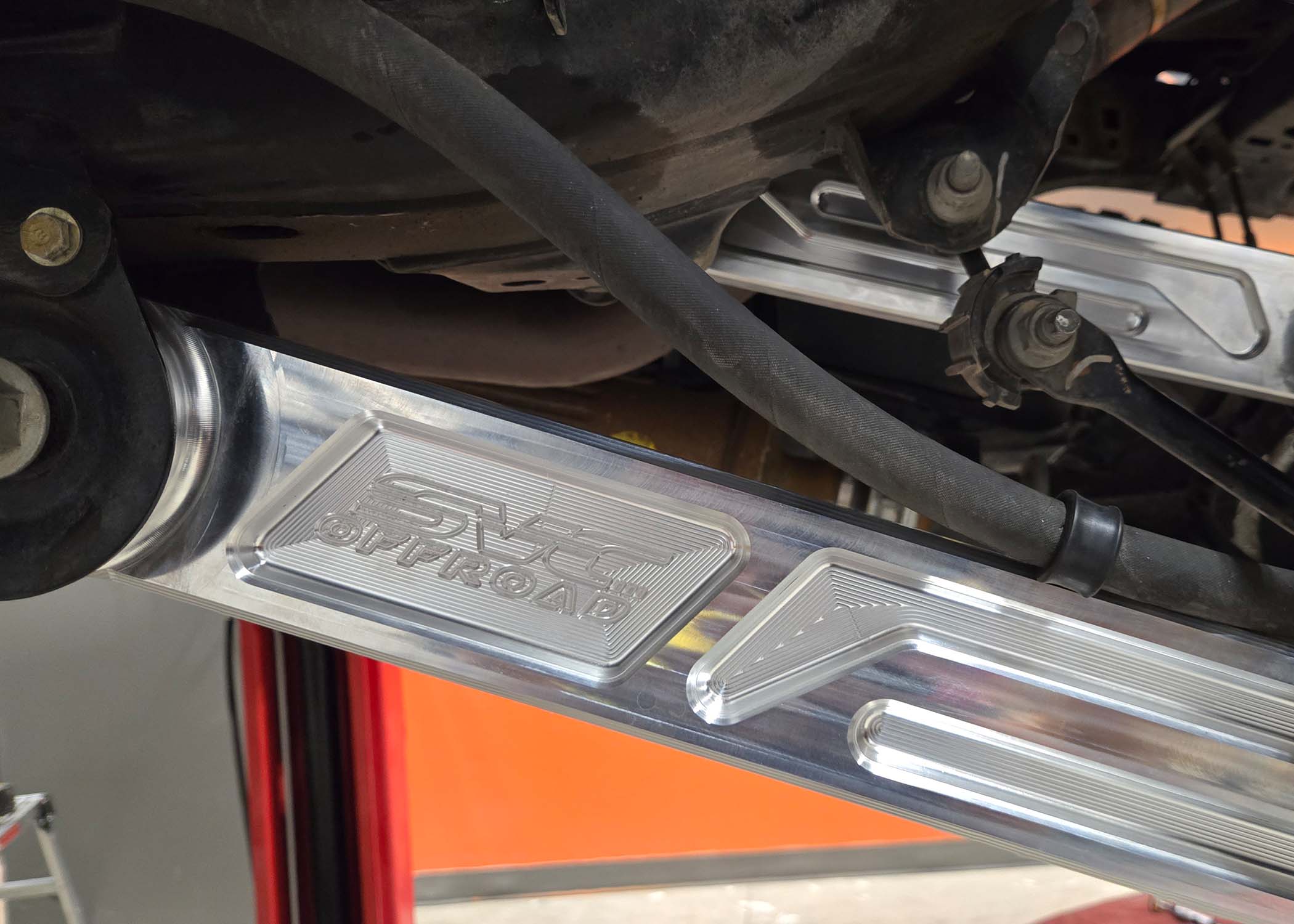 2021 and newer Bronco rear links showcasing durable construction and precise engineering for enhanced offroad performance.