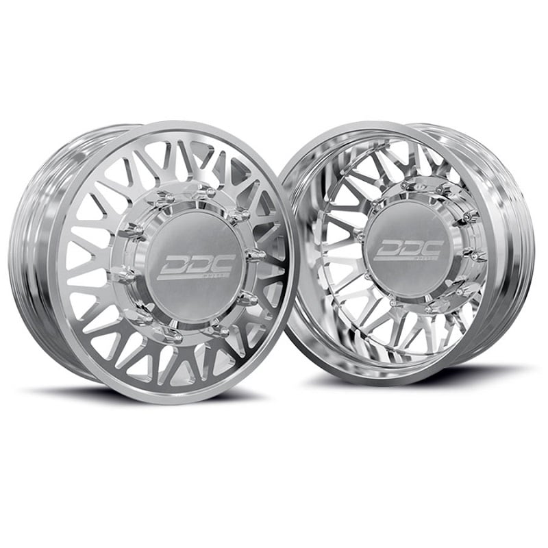 DDC Wheels Forged Mesh 22"x8.25" Wheel Set 05-23 F-350 | 11-14 F-450 | 19-24 Ram 3500 Dually