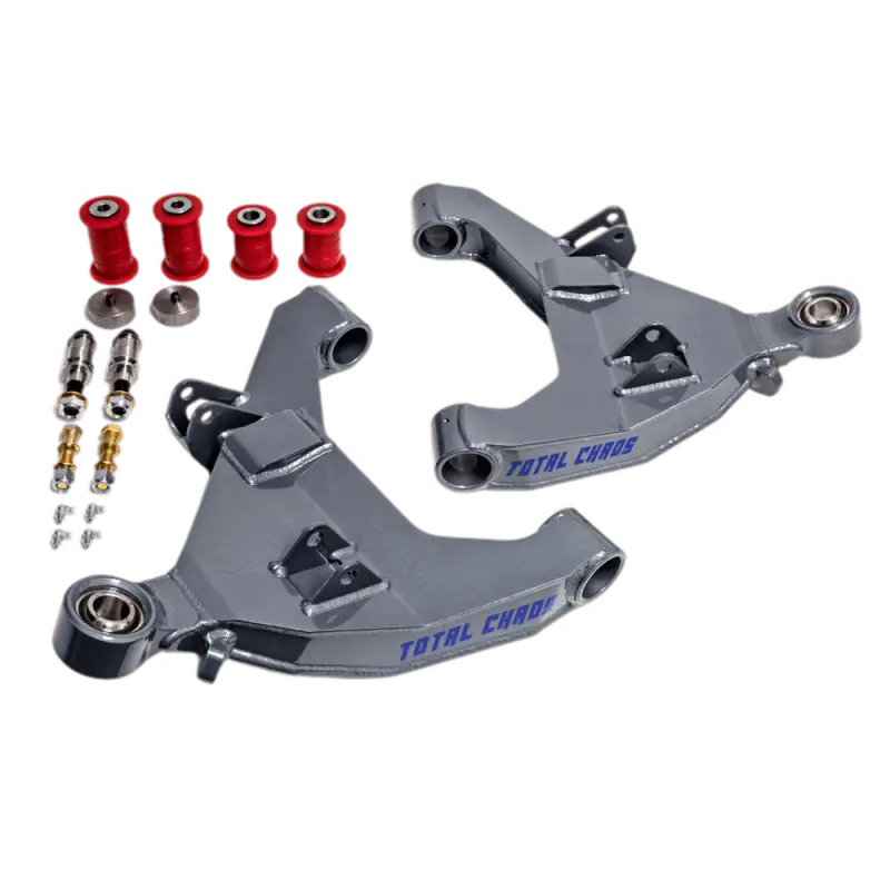 Total Chaos - Expedition Stock Length Lower Control Arms - Dual Shock - For 4Runner (10-23), FJ Cruiser (10-14)