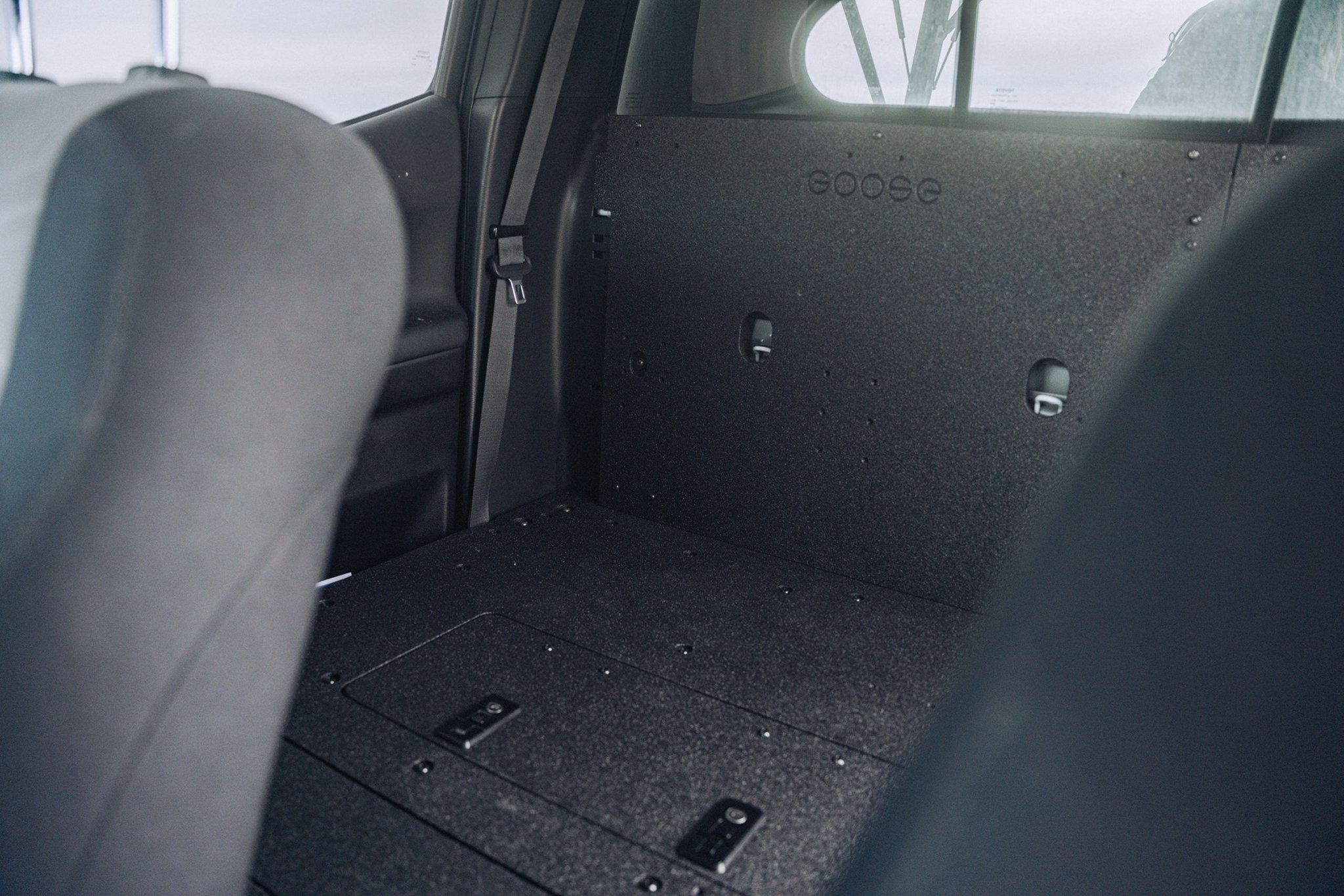 Toyota Tacoma 2005-2023 2nd and 3rd Gen Double Cab Version 2 - Second Row Seat Delete Plate System