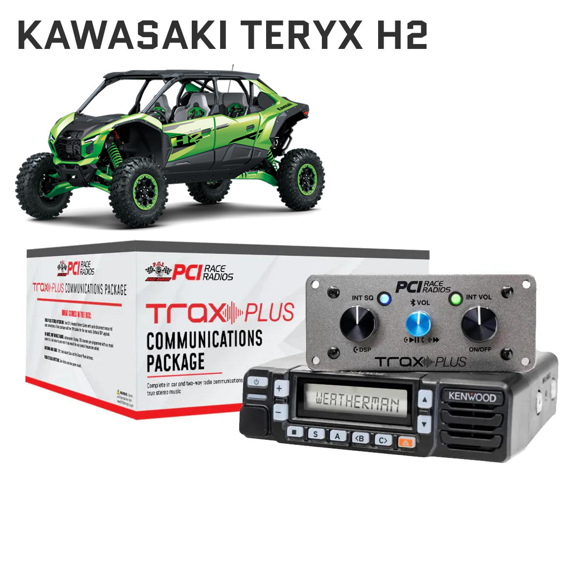 Kawasaki Teryx H2 Trax UTV Communications Package