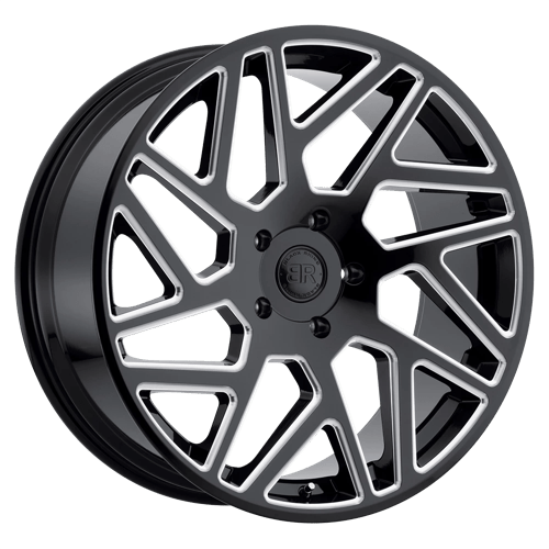 BRCYC 22X9.5 6X135 G-BLK-MILL 30MM