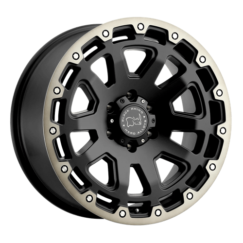 BRRAZ 17X9 8X6.5 M-BLK-MCH-DDTLP 12MM