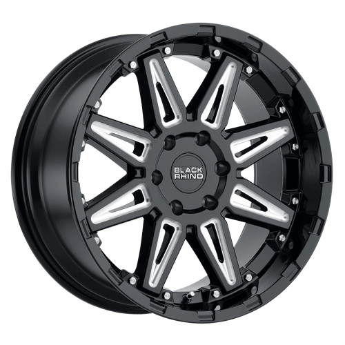 BRRSH 17X9.5 6X5.5 G-BLK-MILL -18MM
