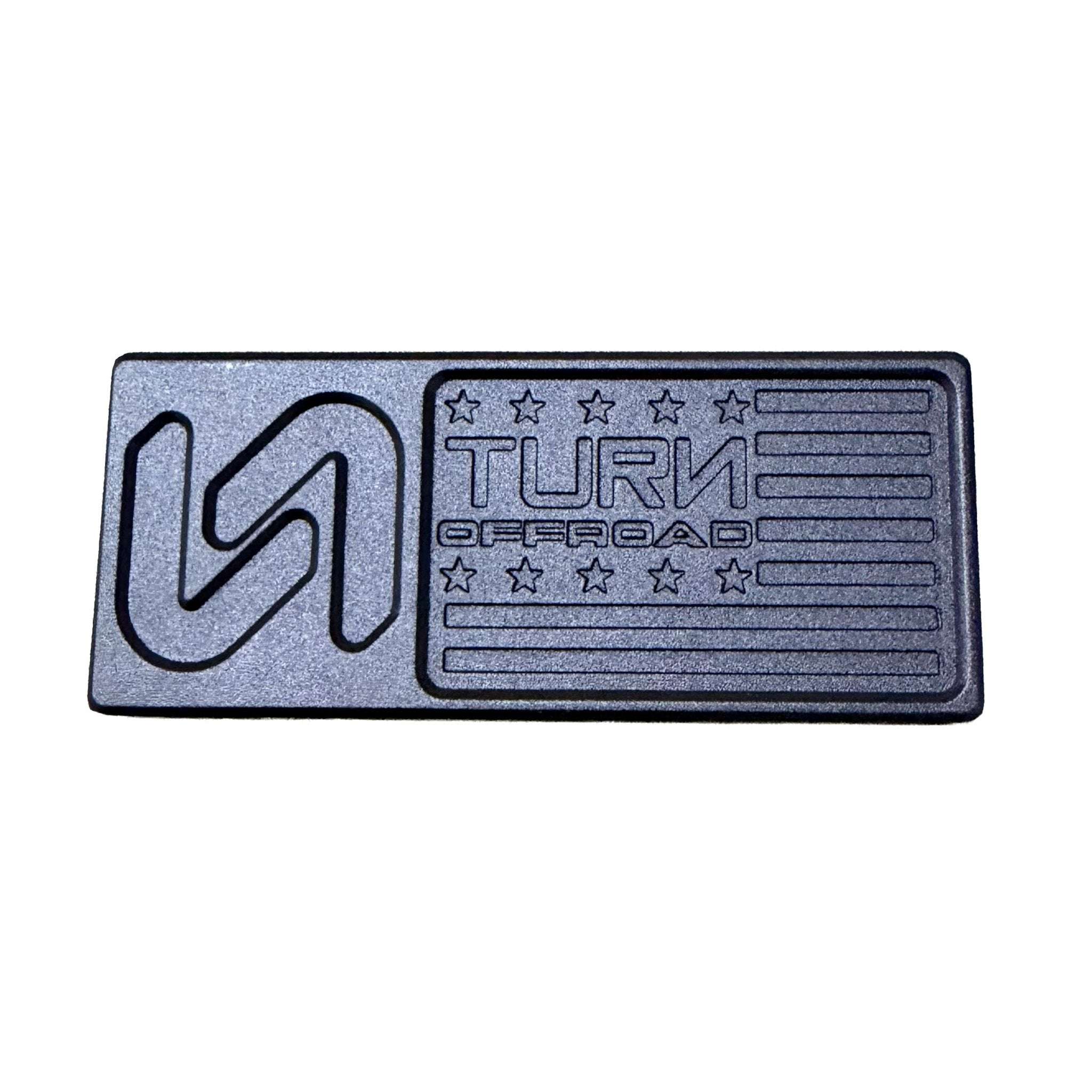 Billet Hard Top Badge with TOR Flag for Ford Bronco