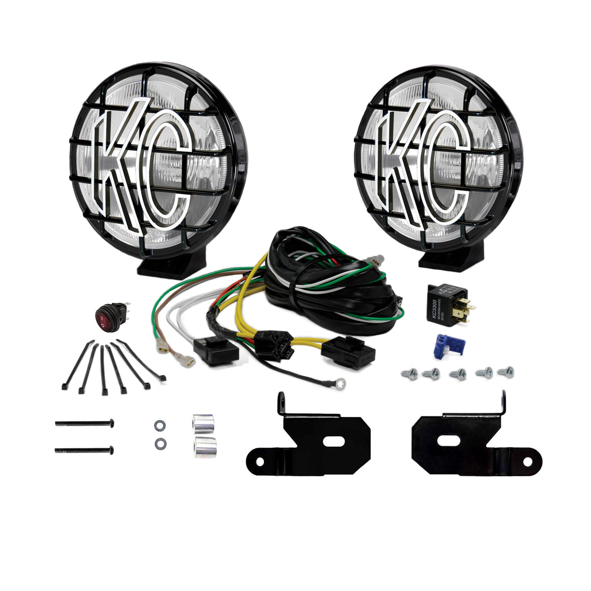 KC HiLiTES APOLLO PRO 6IN HALOGEN SPRD 2LT SYS - 97114