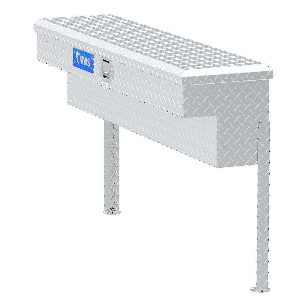 UWS Bright Aluminum 48" Truck Side Tool Box Model TBSM-48