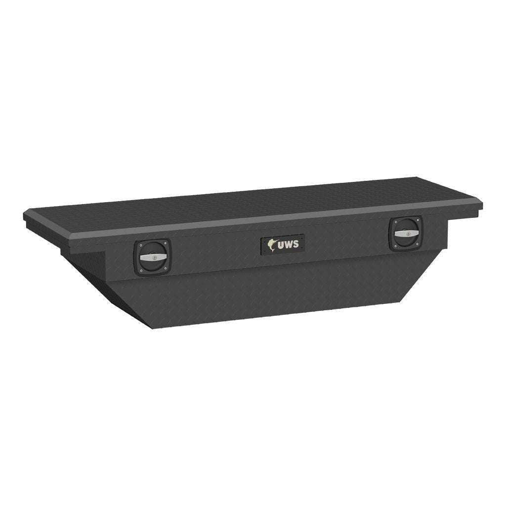 UWS Secure Lock Angled Tool Box - Low Profile Model SL-63-A-LP-MB