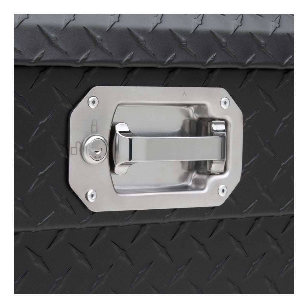 UWS 72" Truck Tool Box - Low Profile, Pull Handles Model TBS-72-LP-PH-MB