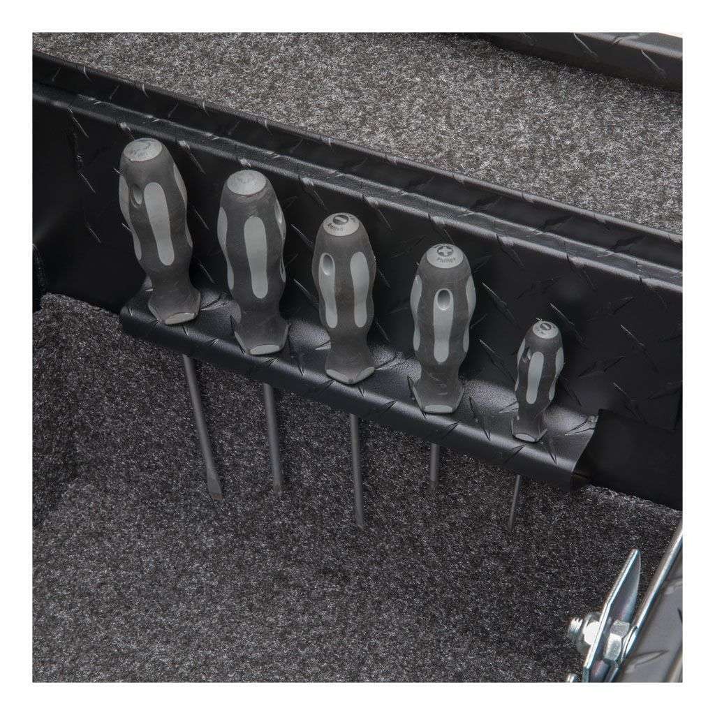 UWS Secure Lock Crossover Truck Tool Box, Low Profile, Rail Model SL-72-LP-MB-R