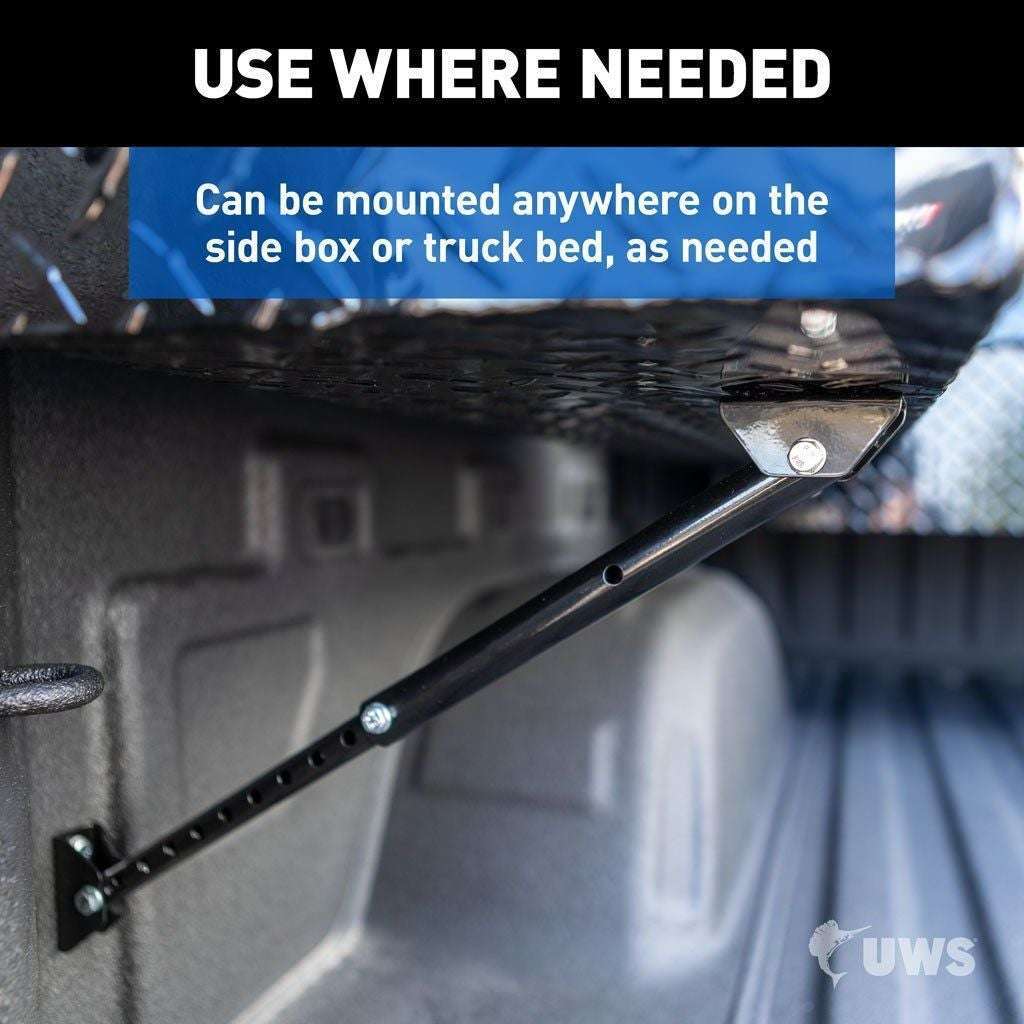 UWS Space-Saving Adjustable Universal Legs for Truck Side Boxes Model TBSM-MK2
