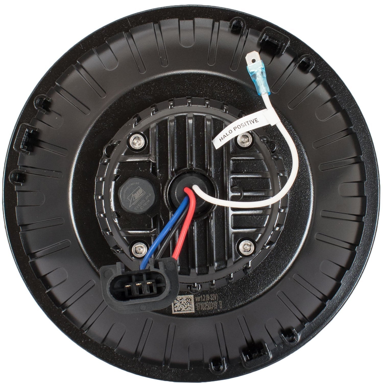 5.75" XMC Motorcycle LED Black Chrome | White Halo