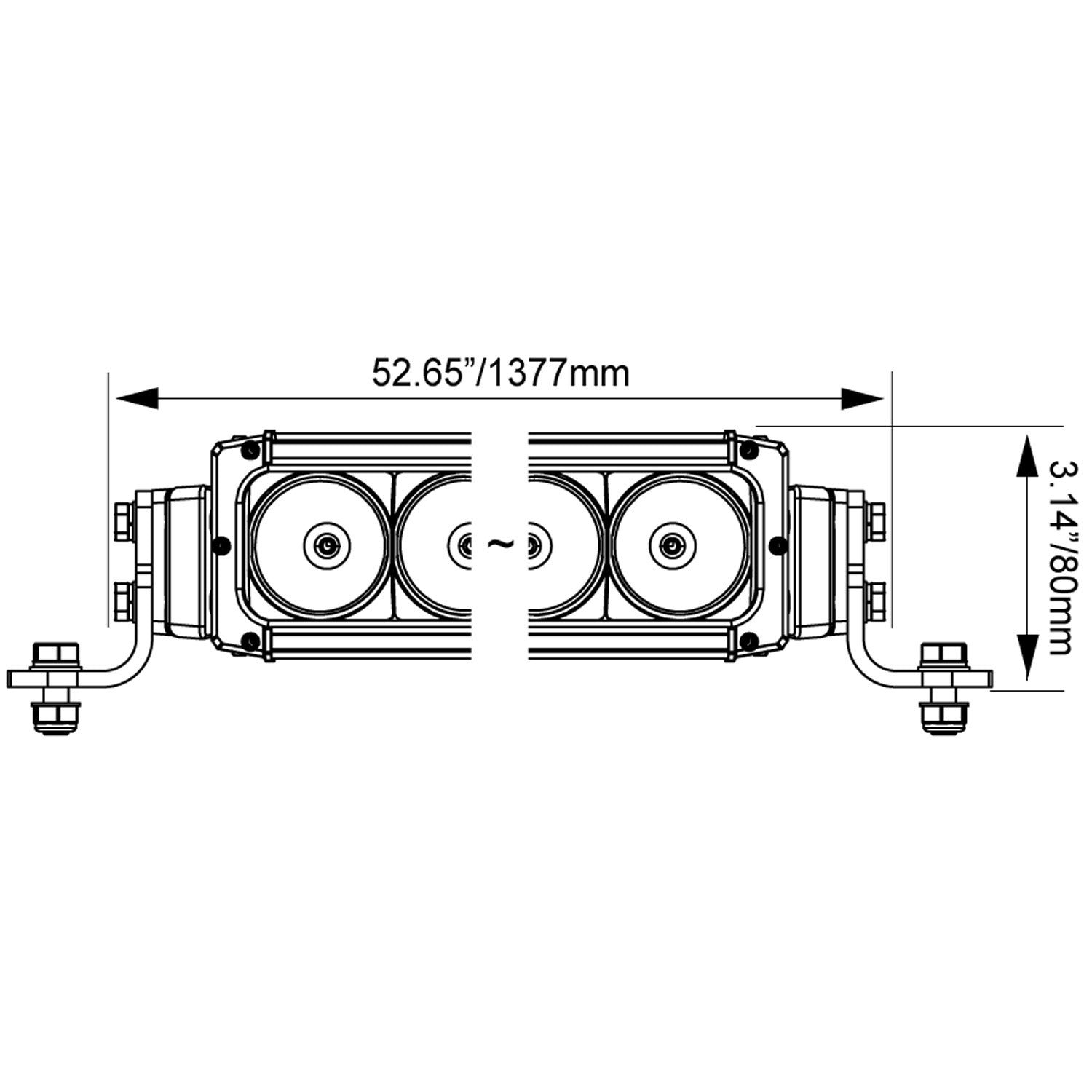 50" XPR Curved Halo Light Bar