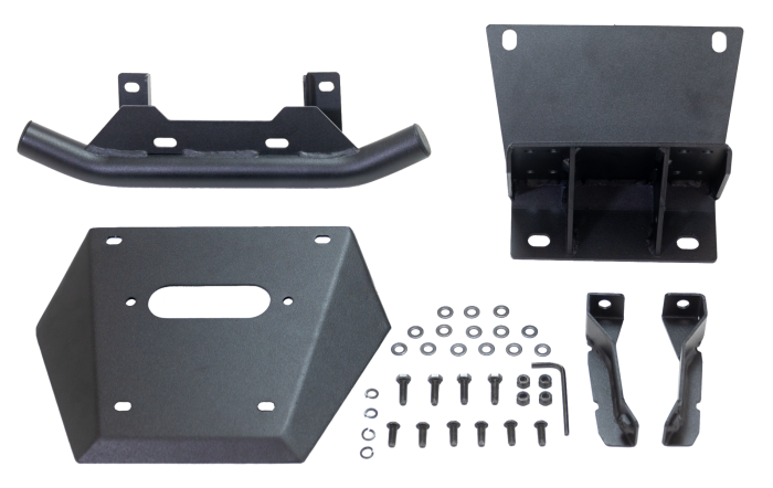 ZBroz Polaris Pro R And Turbo R Front Bumper W/ Winch Mount