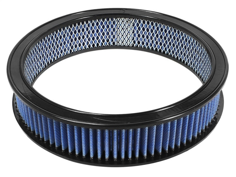 aFe MagnumFLOW Round Racing Air Filter with a 14-inch outer diameter and 12-inch inner diameter for enhanced engine performance.