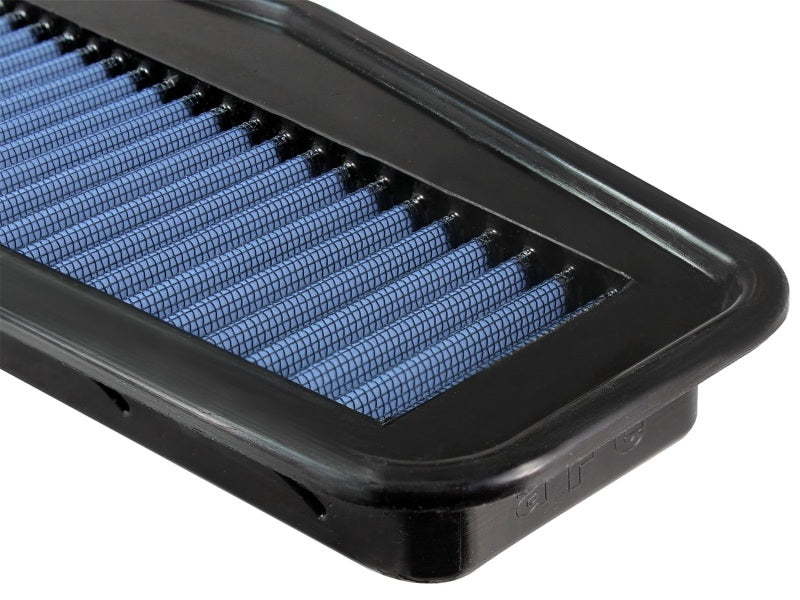 aFe MagnumFLOW Air Filter for Toyota RAV4 2001-2005, featuring a blue filter media and durable frame for enhanced airflow.