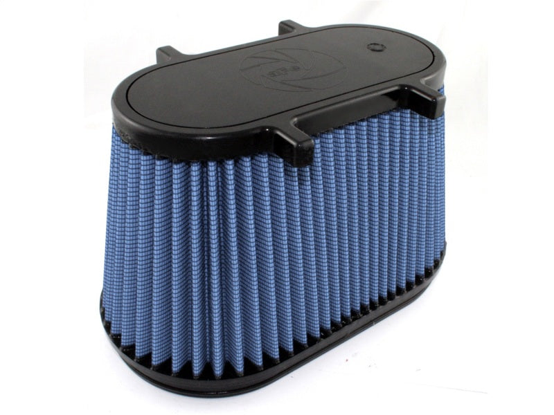 aFe MagnumFLOW Air Filter designed for Hummer H2 models 2003-2010, featuring a blue filter media and durable construction.