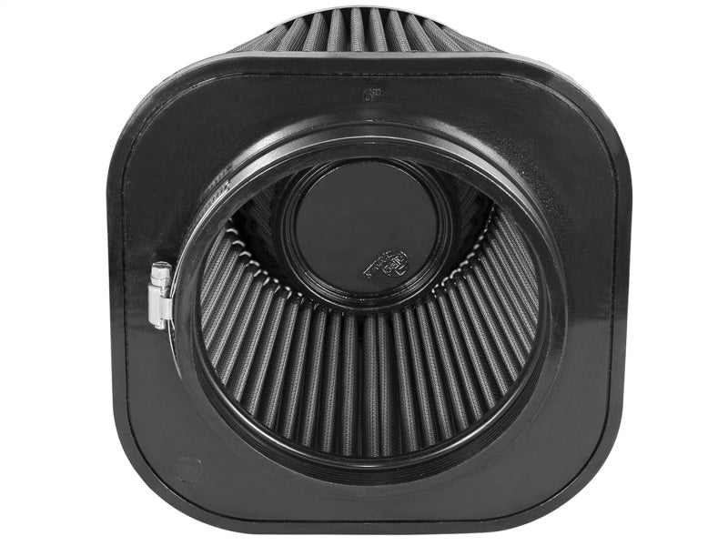 aFe Track Series Intake Replacement Air Filter featuring PDS media, with dimensions 6in front, 8.75x8.75in base, and 7in height.