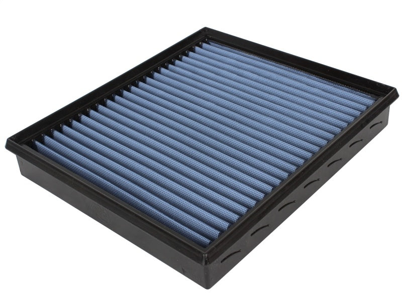 aFe MagnumFLOW Air Filter for Dodge Sprinter 03-06 L5-2.7L, featuring a blue filter media for enhanced airflow and performance.