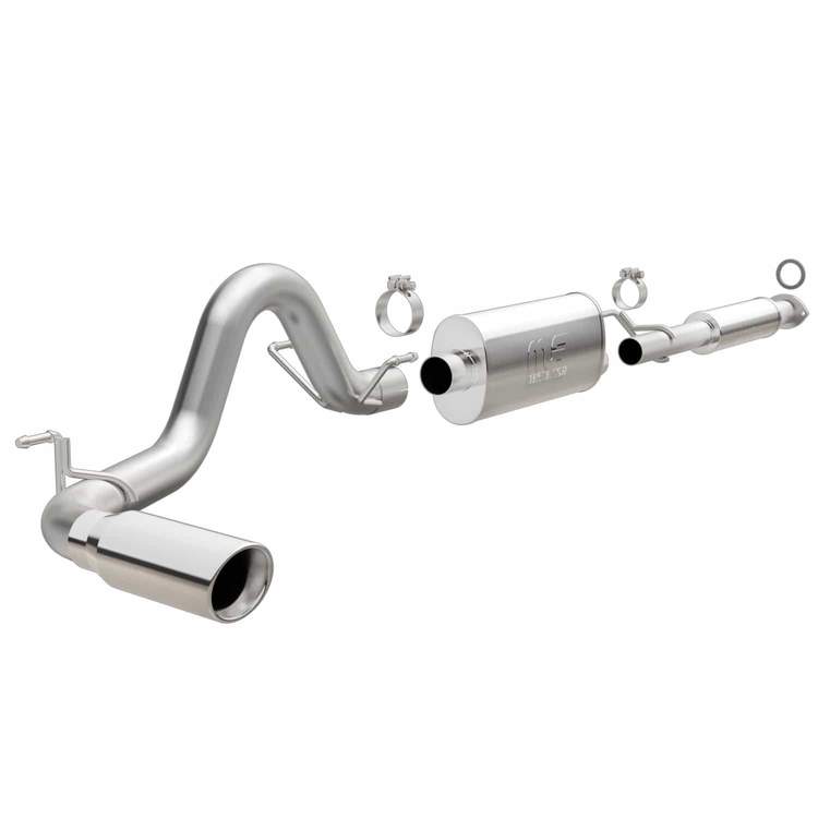 MagnaFlow Cat-Back 2016+ Toyota Tacoma - 3in Single Pass Side Exit Rear 4in Tip