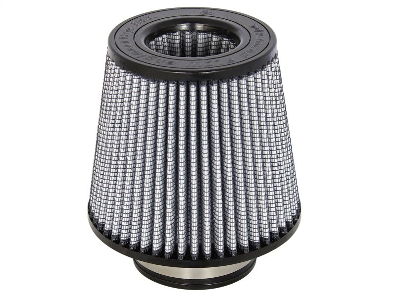 aFe MagnumFLOW Air Filter with a conical design, featuring a pleated filter media for enhanced airflow and filtration.