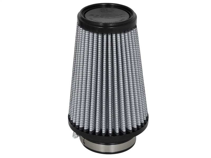 aFe MagnumFLOW Air Filter with a conical design, featuring a pleated filter media for enhanced airflow and filtration.
