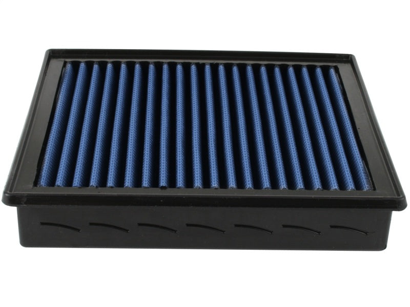 aFe MagnumFLOW Air Filter for Jeep Grand Cherokee 2011 V6/V8, featuring a blue filter media for improved airflow and performance.