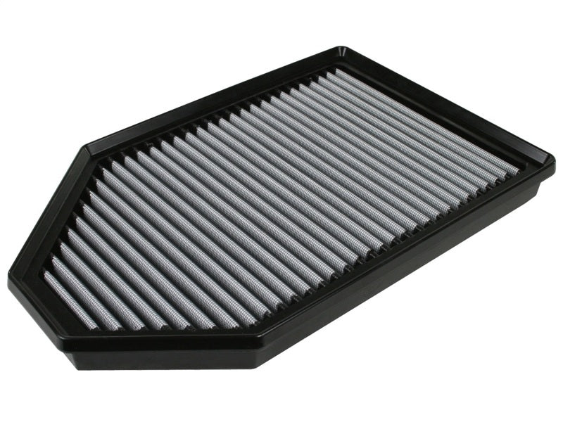 aFe MagnumFLOW OER Pro Dry S air filter for 2011-2013 Dodge Challenger and Charger V6/V8, designed for improved airflow and performance.