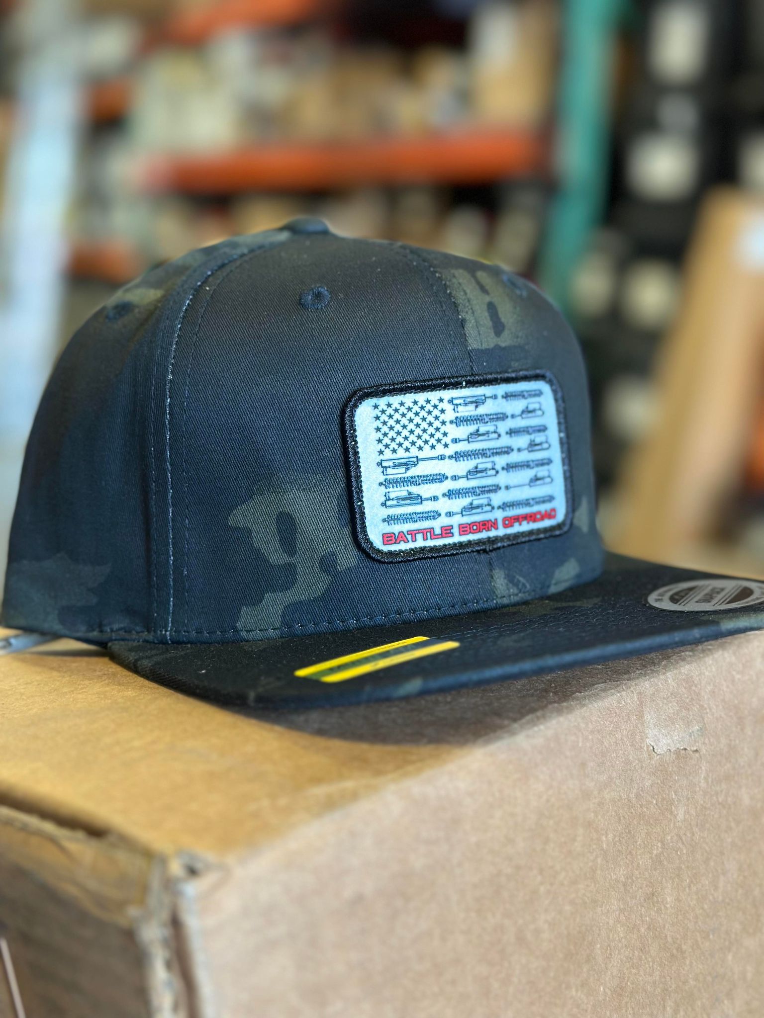 ShockMerica Snapback - Multicam Black