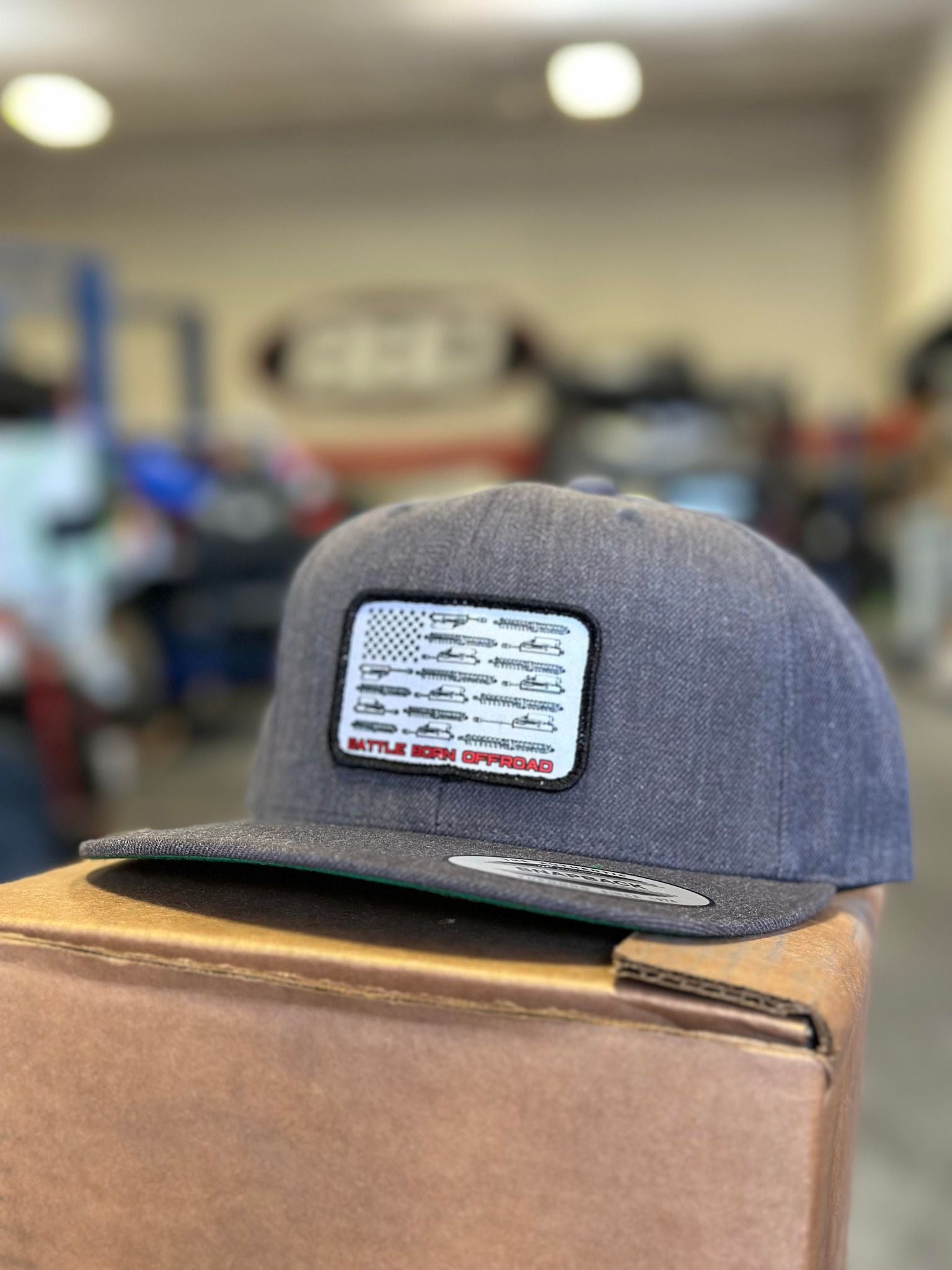 ShockMerica Snapback - Heather Gray