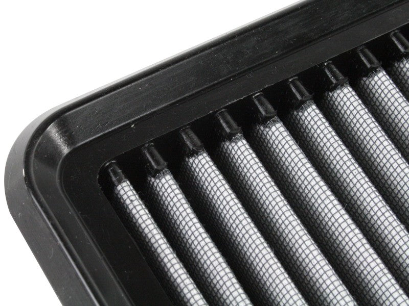 aFe MagnumFLOW Air Filter for Jeep Wrangler JK 07-12, designed for V6 engines, showcasing its high-flow design and durability.