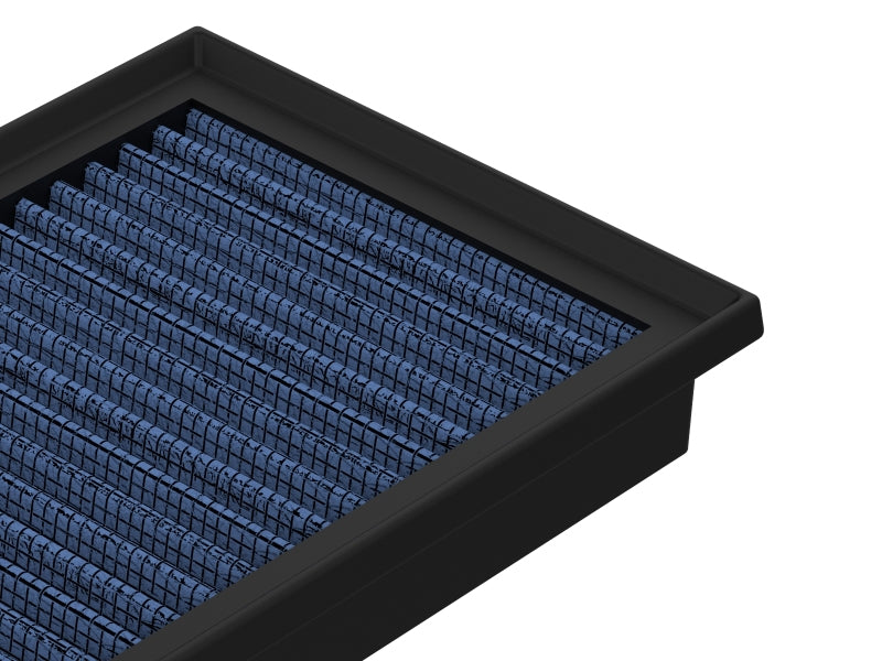 aFe Magnum FLOW Pro 5R air filter designed for 2017-2020 Subaru BRZ 2.0L, featuring a blue layered filtration material.