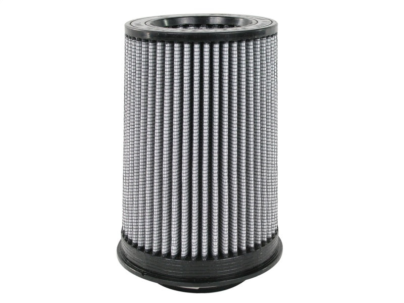 aFe MagnumFLOW Air Filter featuring a cylindrical design with a pleated filter element for enhanced airflow and filtration.