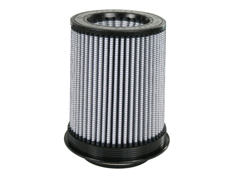 aFe MagnumFLOW ProDry S air filter with a 4-inch front, 6-inch back, and 7.5-inch height for enhanced engine performance.