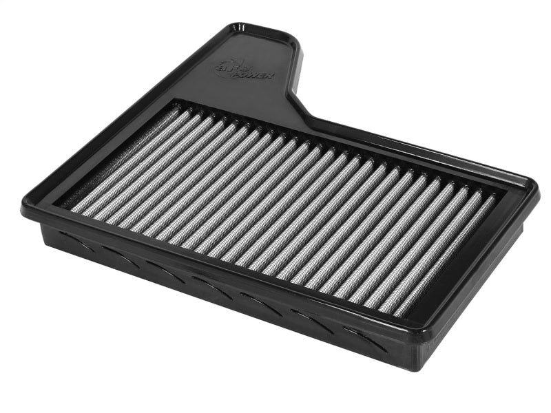 aFe MagnumFLOW OEM Replacement Air Filter for 2015 Ford Mustang L4, V6, and V8 models, featuring a durable design for optimal airflow.
