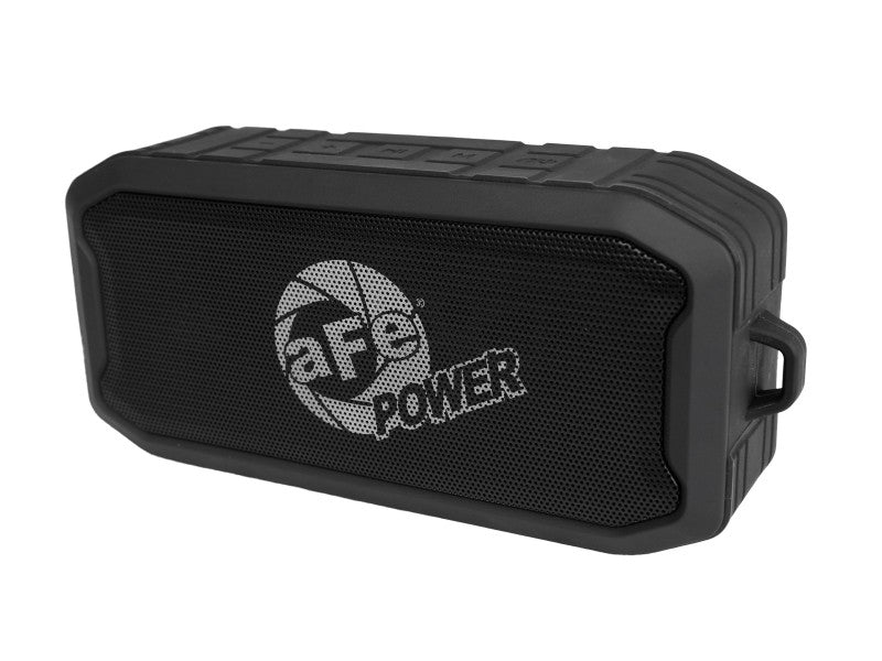 aFe Mini Bluetooth Speaker featuring a rugged design with a prominent logo, ideal for outdoor and offroad use.