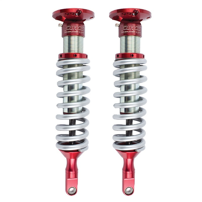 aFe Sway-A-Way 2.5in Front Coil Over Kit for 2005-2017 Toyota Tacoma featuring adjustable shocks and durable construction.