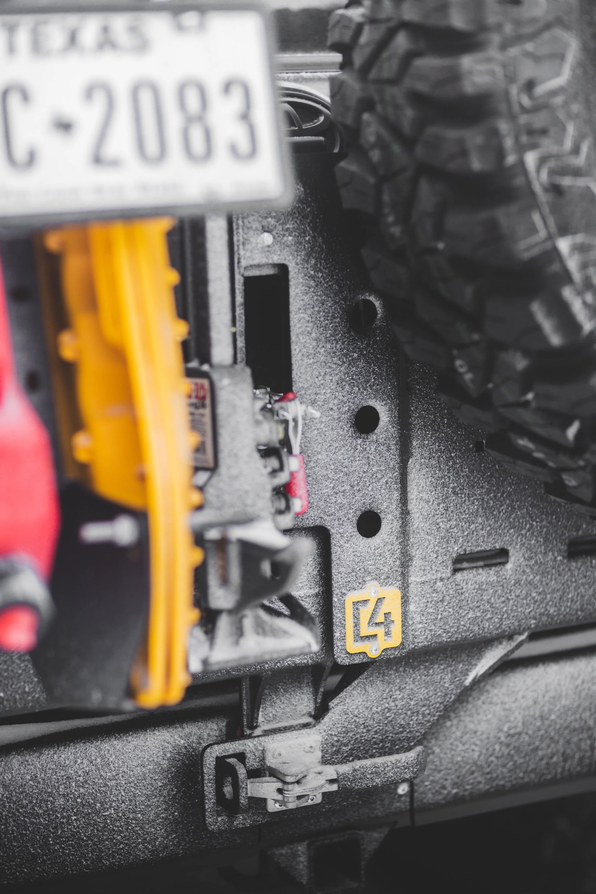 C4 4Runner Overland Series rear bumper for 5th Gen models, showcasing durable construction and offroad readiness.