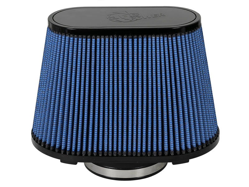 aFe MagnumFLOW Intake Replacement Air Filter featuring Pro 5R media with dimensions 5in front, 11x6.5in base, 8.5x4in top, and 7.5in height.