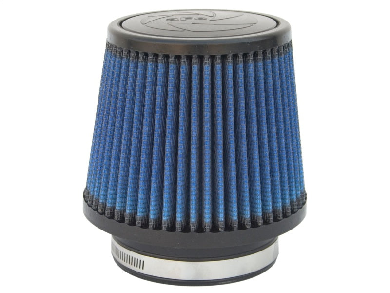 aFe MagnumFLOW Air Filter designed for optimal airflow and performance, featuring a blue pleated design and durable construction.