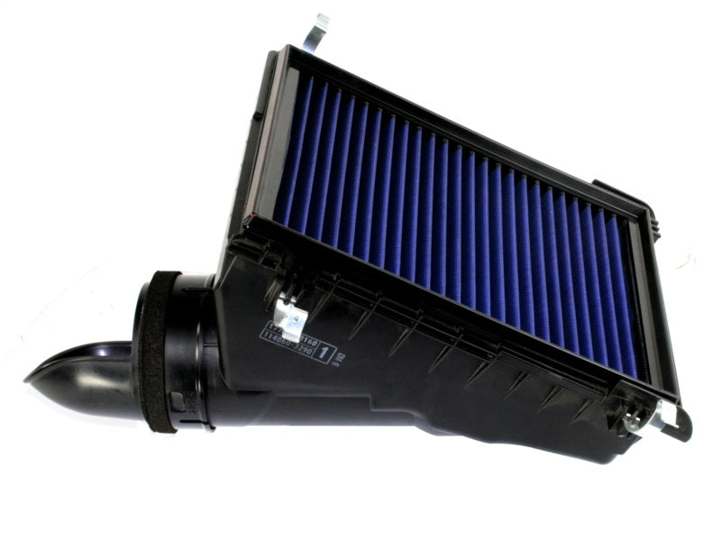 aFe MagnumFLOW Air Filter for Toyota 4Runner and FJ Cruiser, designed for V6 4.0L engines, featuring a blue filter element.