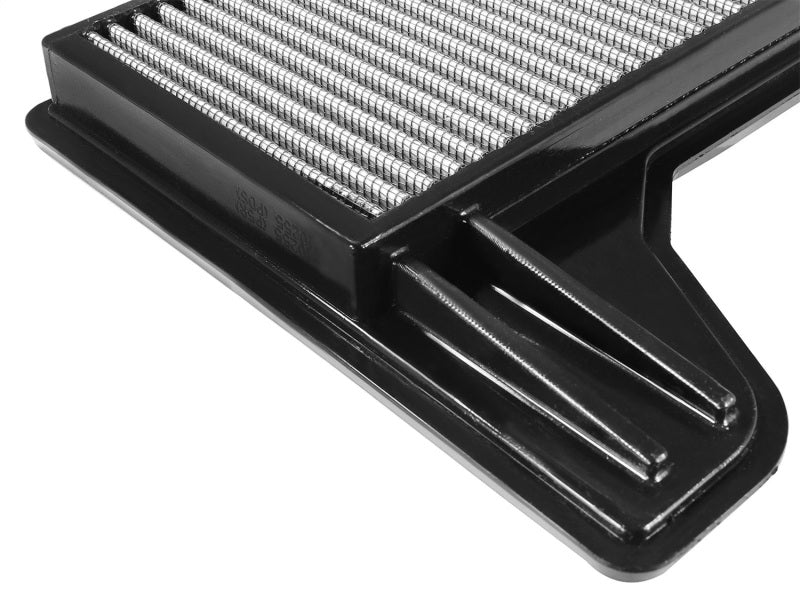aFe MagnumFLOW OEM Replacement Air Filter for 2015 Ford Mustang L4, V6, and V8 engines, featuring a durable design for improved airflow.