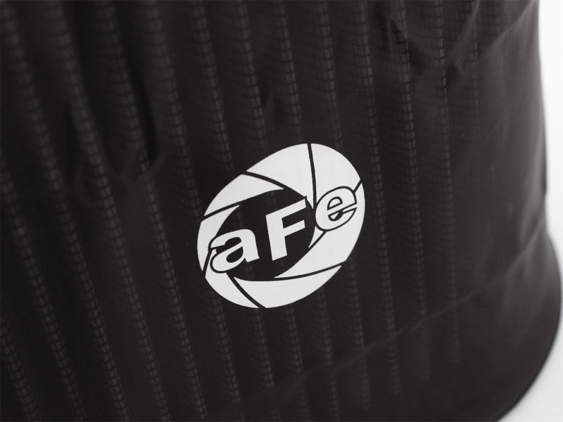 aFe MagnumSHIELD Pre-Filters in black, designed for optimal engine protection and performance enhancement.