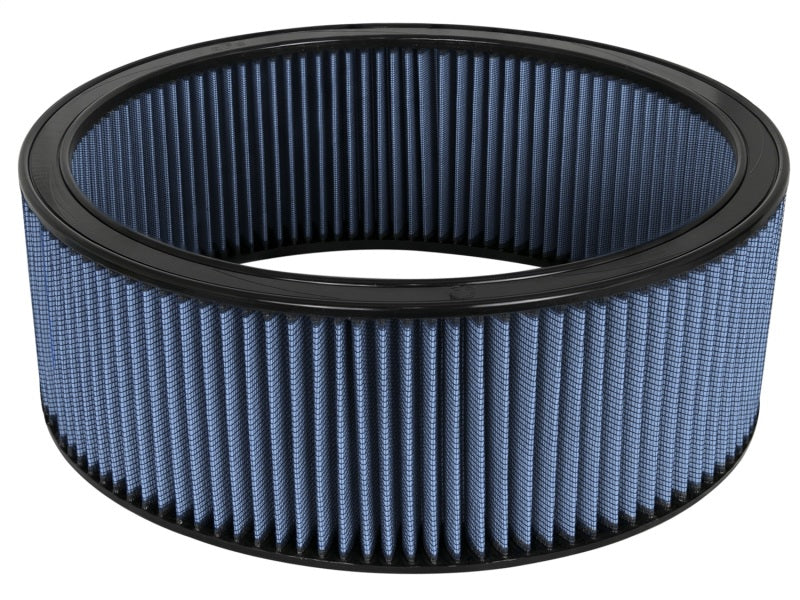 aFe MagnumFLOW round racing air filter with a 16.19 OD, 14 ID, and 6 height, designed for high-performance applications.
