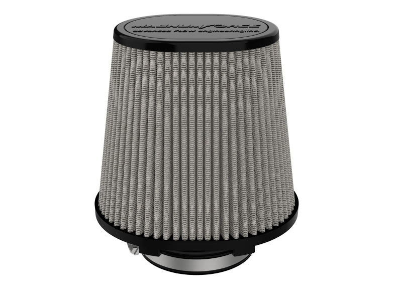 aFe Magnum FLOW Intake Replacement Air Filter featuring Pro DRY S media, designed for enhanced airflow and filtration.