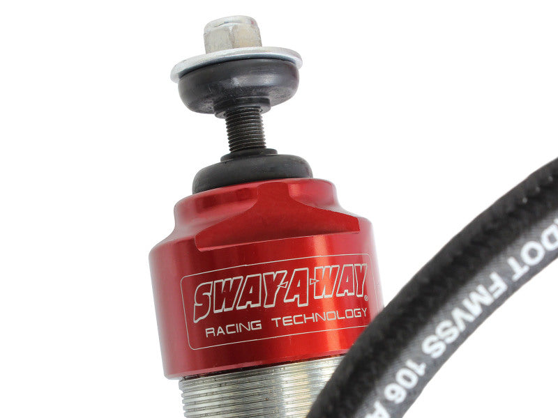 aFe Sway-A-Way 2.5in front shock kit with remote reservoir for Nissan Patrol, designed for OE ride height performance.